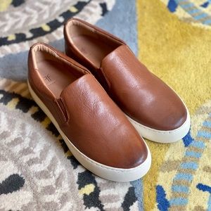 BNWOT Lena slip on leather sneakers